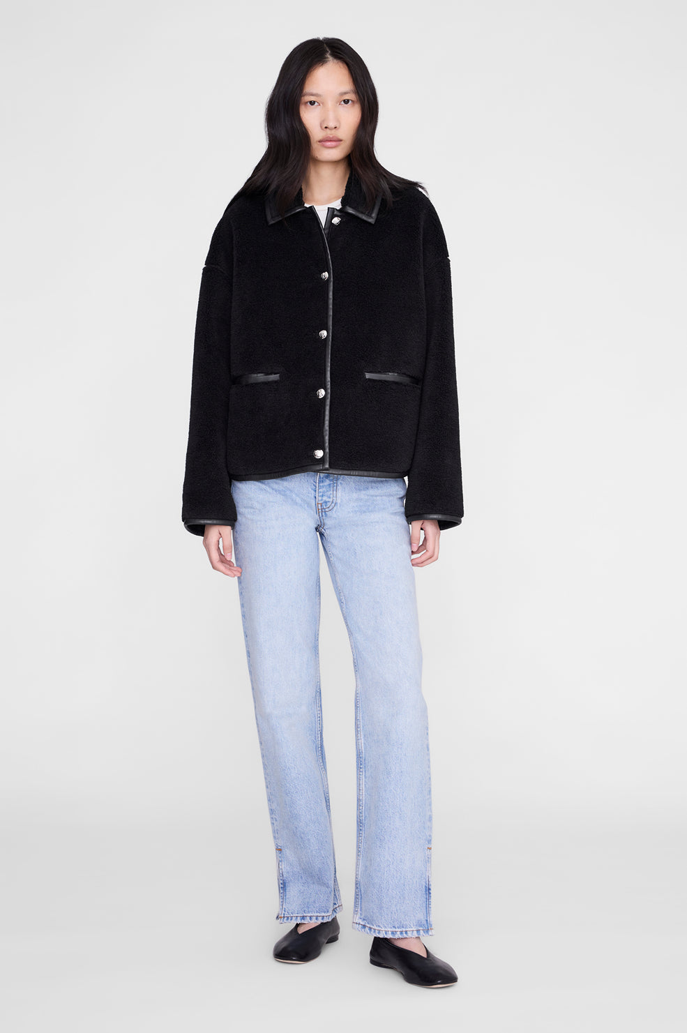 ANINE BING Camden Jacket - Black - back view