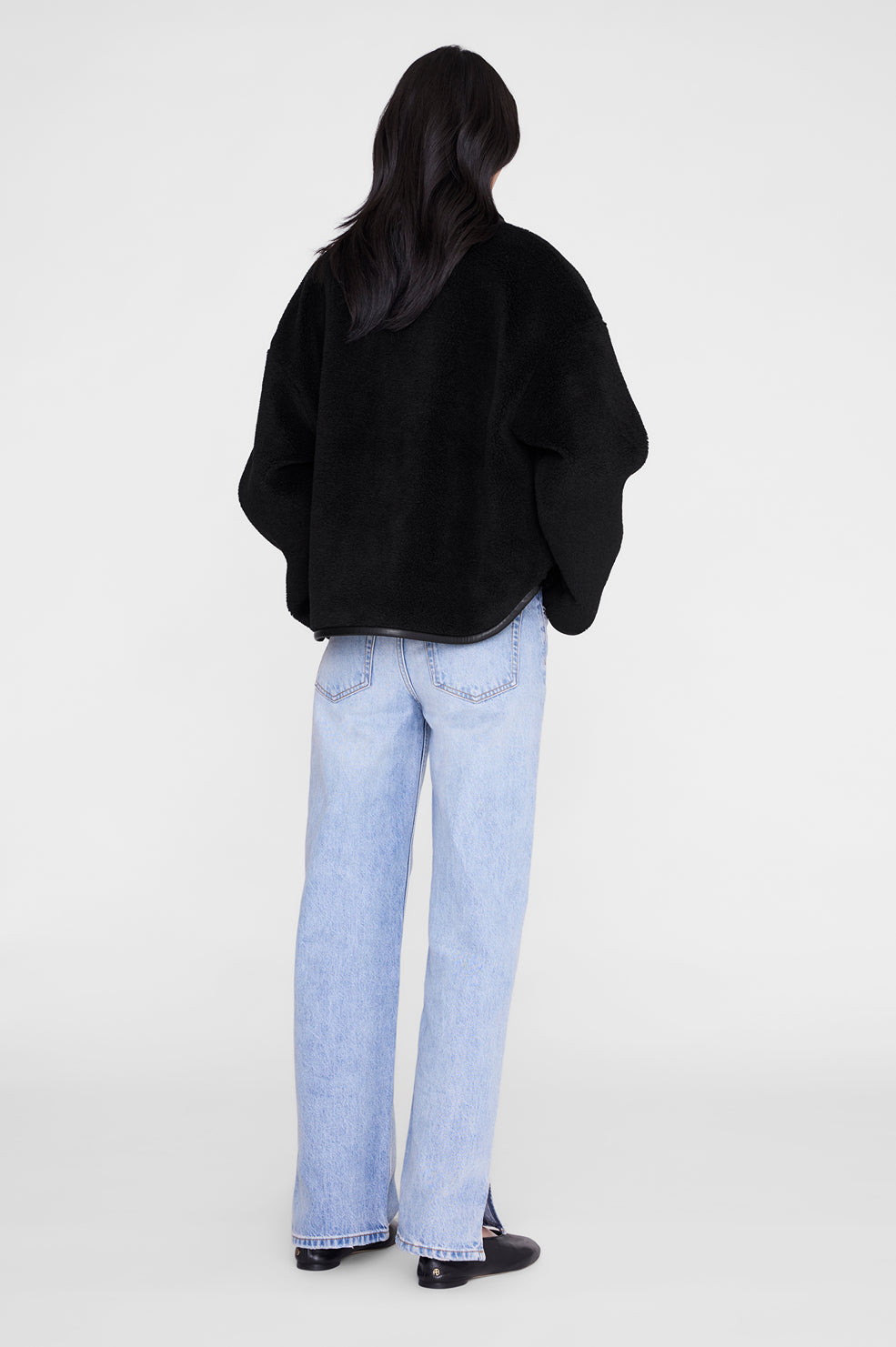 ANINE BING Camden Jacket - Black - back view
