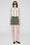 ANINE BING Camryn Cardigan - Ivory And Army Green Stripe - On Model Front