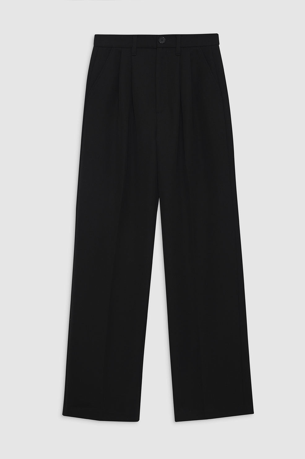 ANINE BING Carrie Pant - Black - Front View