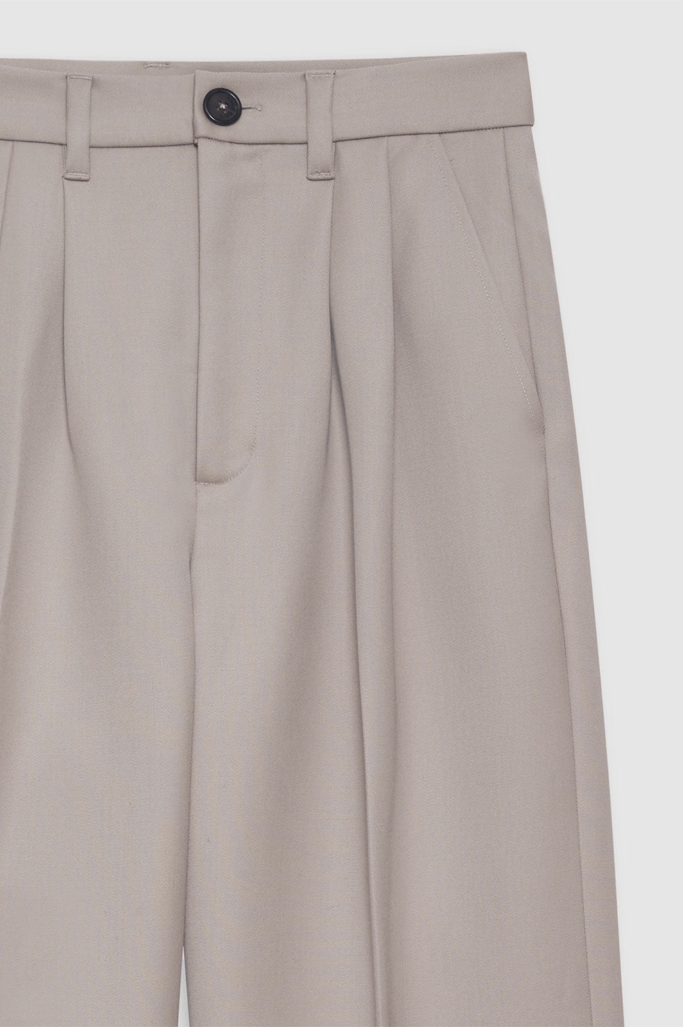 ANINE BING Carrie Pant - Taupe - Detail View