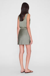 ANINE BING Chrisly Skirt - Sage - on model back