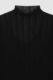 ANINE BING Clare Dress - Black - Detail View
