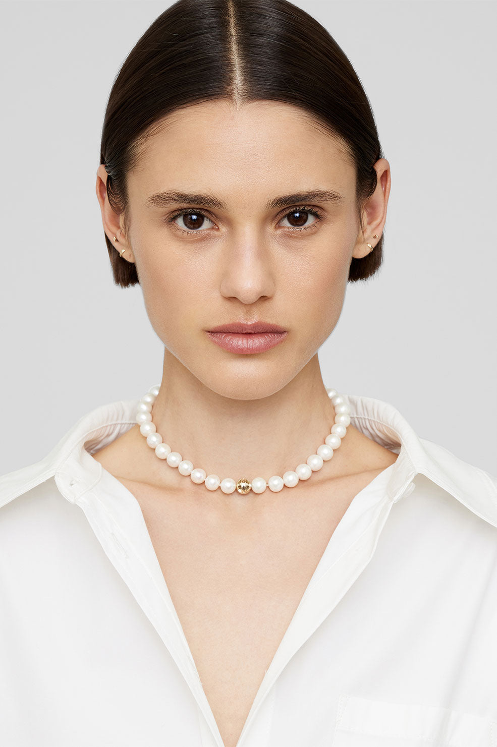 Dainty Pearl Choker Simple Pearl Necklace Small Pearl 