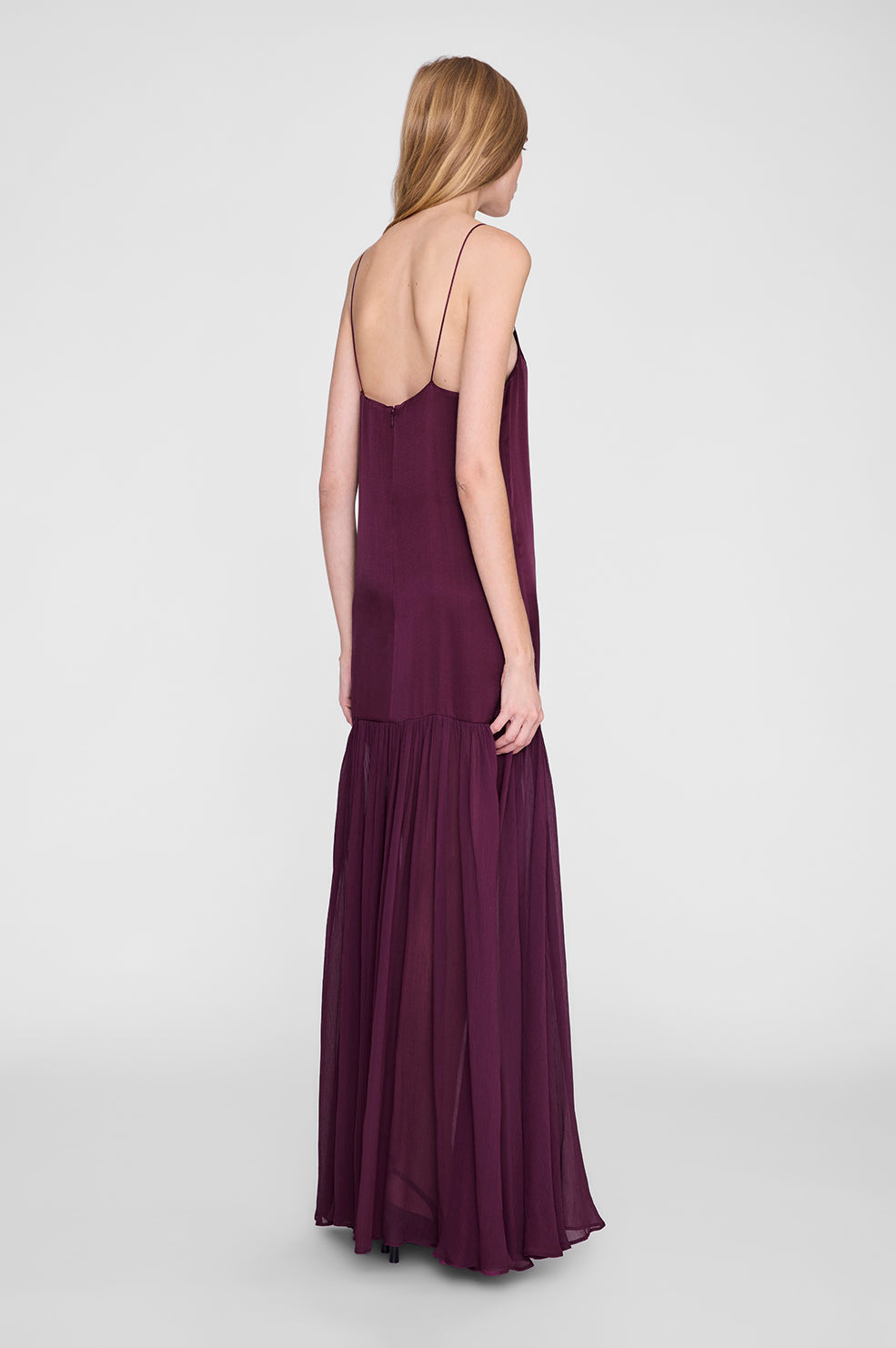 ANINE BING Clementine Dress - Fig - back view