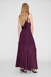 ANINE BING Clementine Skirt - Fig - on model back