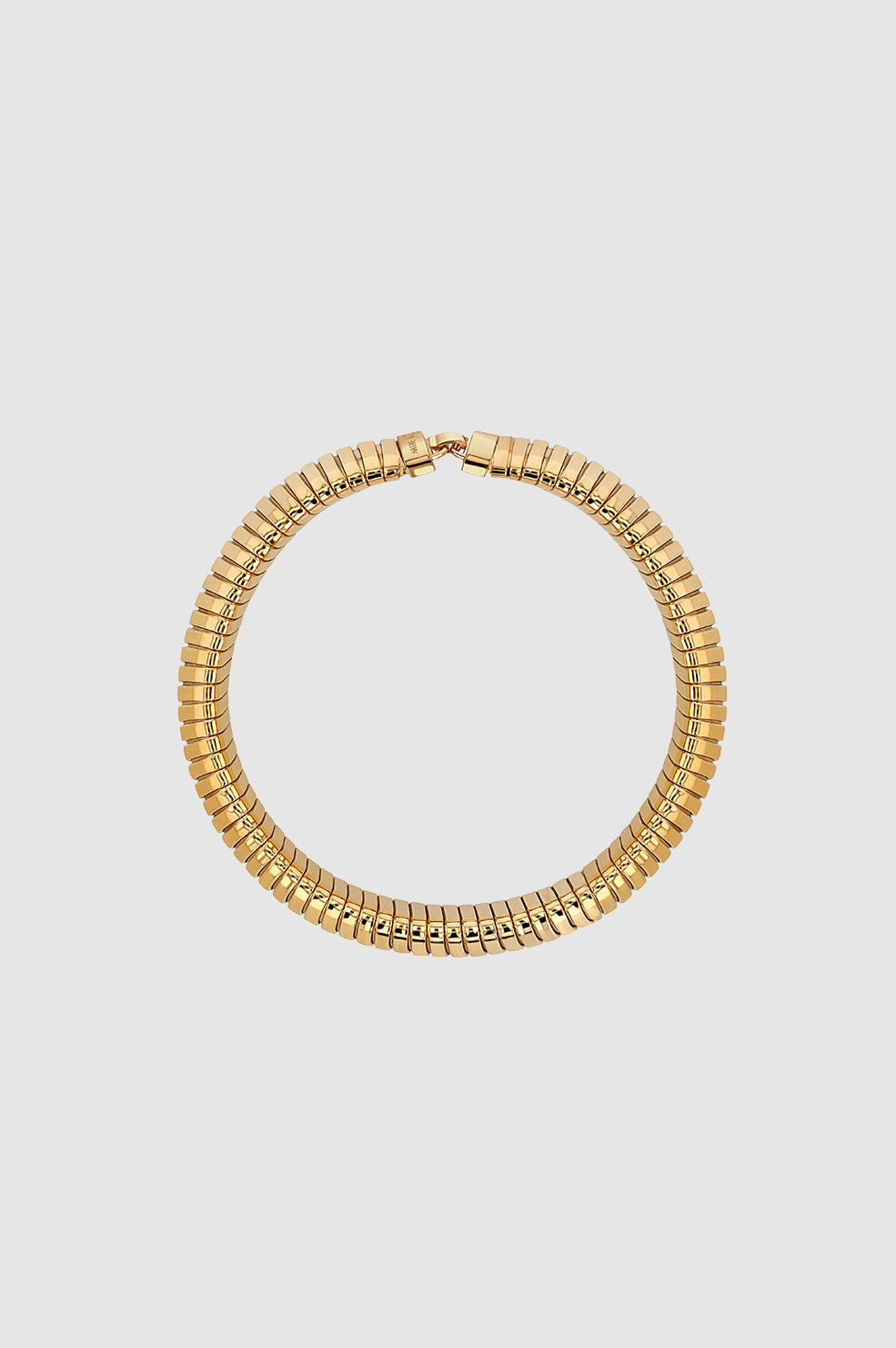 ANINE BING Coil Chain Bracelet - Gold - Top View