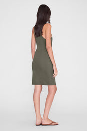ANINE BING Cole Dress - Sage - on model back
