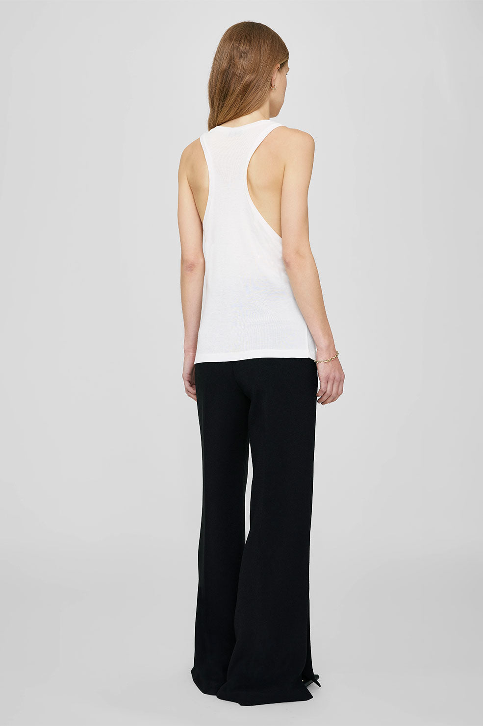 ANINE BING Dale Tank - Off White Cashmere Blend thumbnail