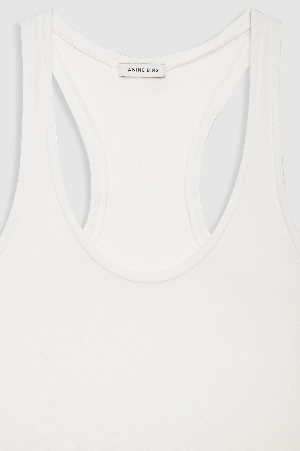 ANINE BING Dale Tank - Off White Cashmere Blend thumbnail