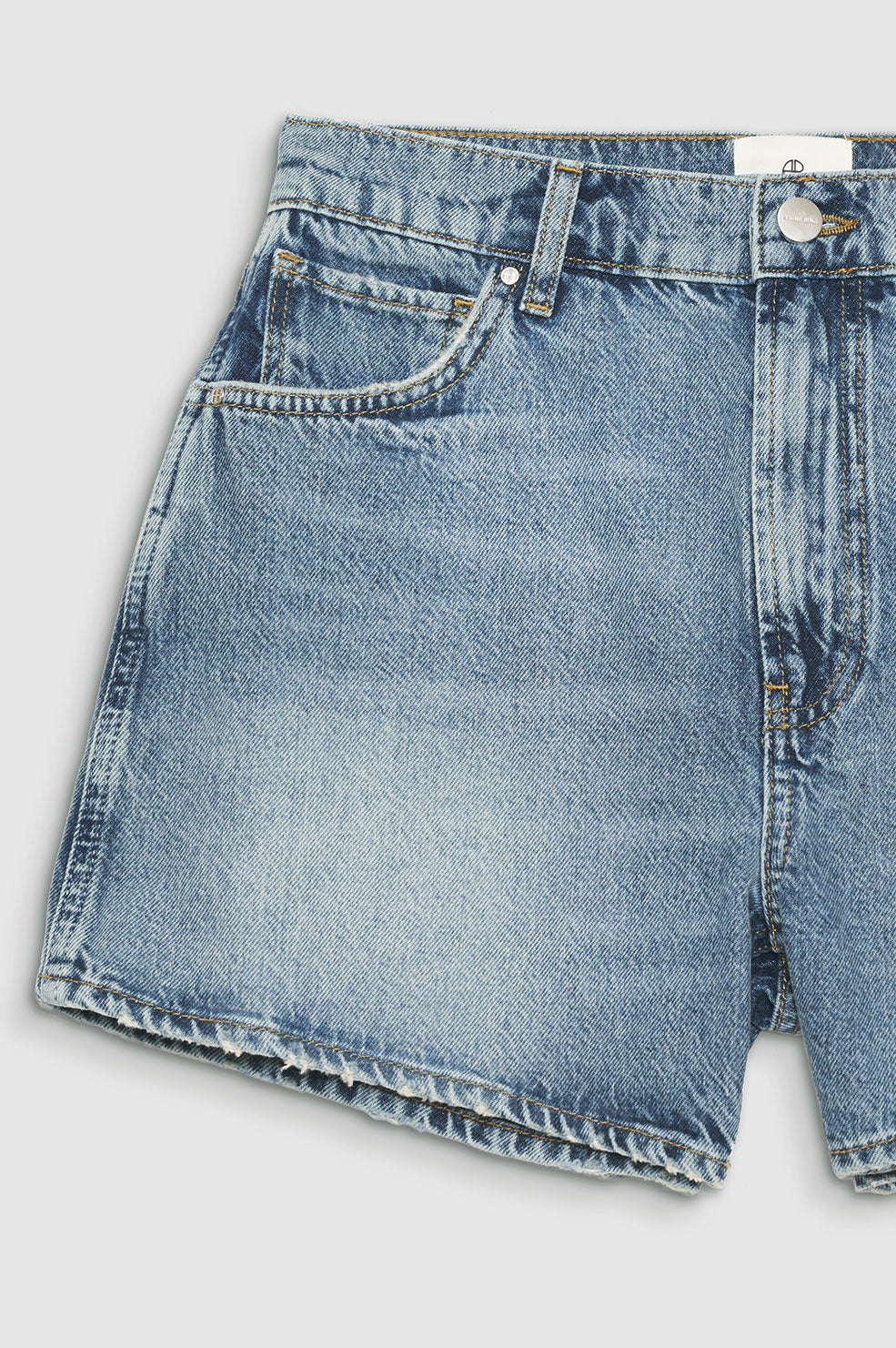 ANINE BING Dalton Short - Pacific Blue - Detail View