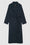 ANINE BING Dylan Maxi Coat - Navy Cashmere Blend - Front View