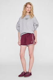 ANINE BING - Eva Short - Burgundy - on model front