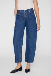 ANINE BING Fritz Jean - Clean Indigo - front detail view