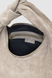 ANINE BING Grace Bag - Taupe Suede - Inside View