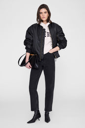 ANINE BING Harvey Sweatshirt - Washed Pink - on model front second image