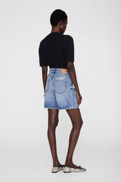 ANINE BING Heath Short - Caspian Blue - on model back