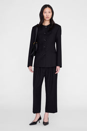 ANINE BING Huda Blazer - Black - on model front second image