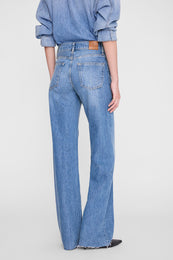 ANINE BING Hugh Jean - Panama Blue - on model back