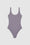 ANINE BING Jace One Piece - Violet - Front View