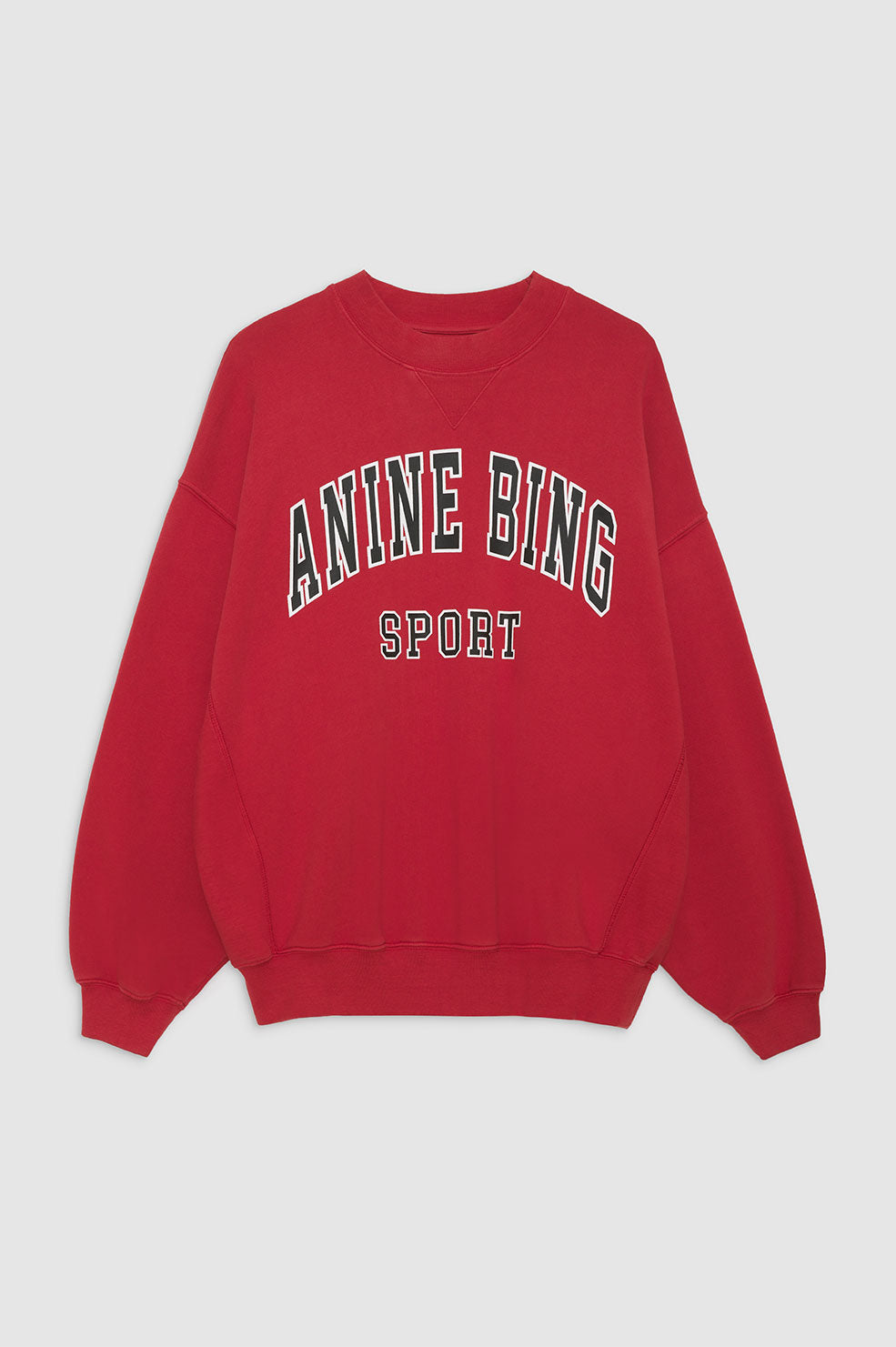 ANINE BING Jaci Sweatshirt Anine Bing - Red - Front View