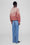 ANINE BING Jaci Sweatshirt University Paris - Washed Faded Terracotta - On Model Back