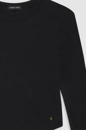 ANINE BING Jane Top - Black - Detail View