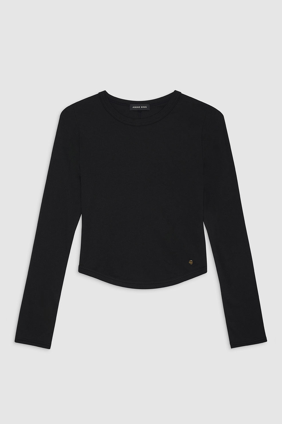 ANINE BING Jane Top - Black - Front View