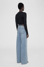 ANINE BING Jane Top - Black - On Model Back