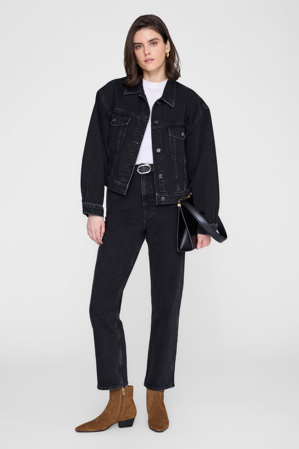 ANINE BING Jane Jean - Vintage Black