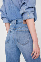 ANINE BING Jane Jean - Cascade Blue - on model detail second image 