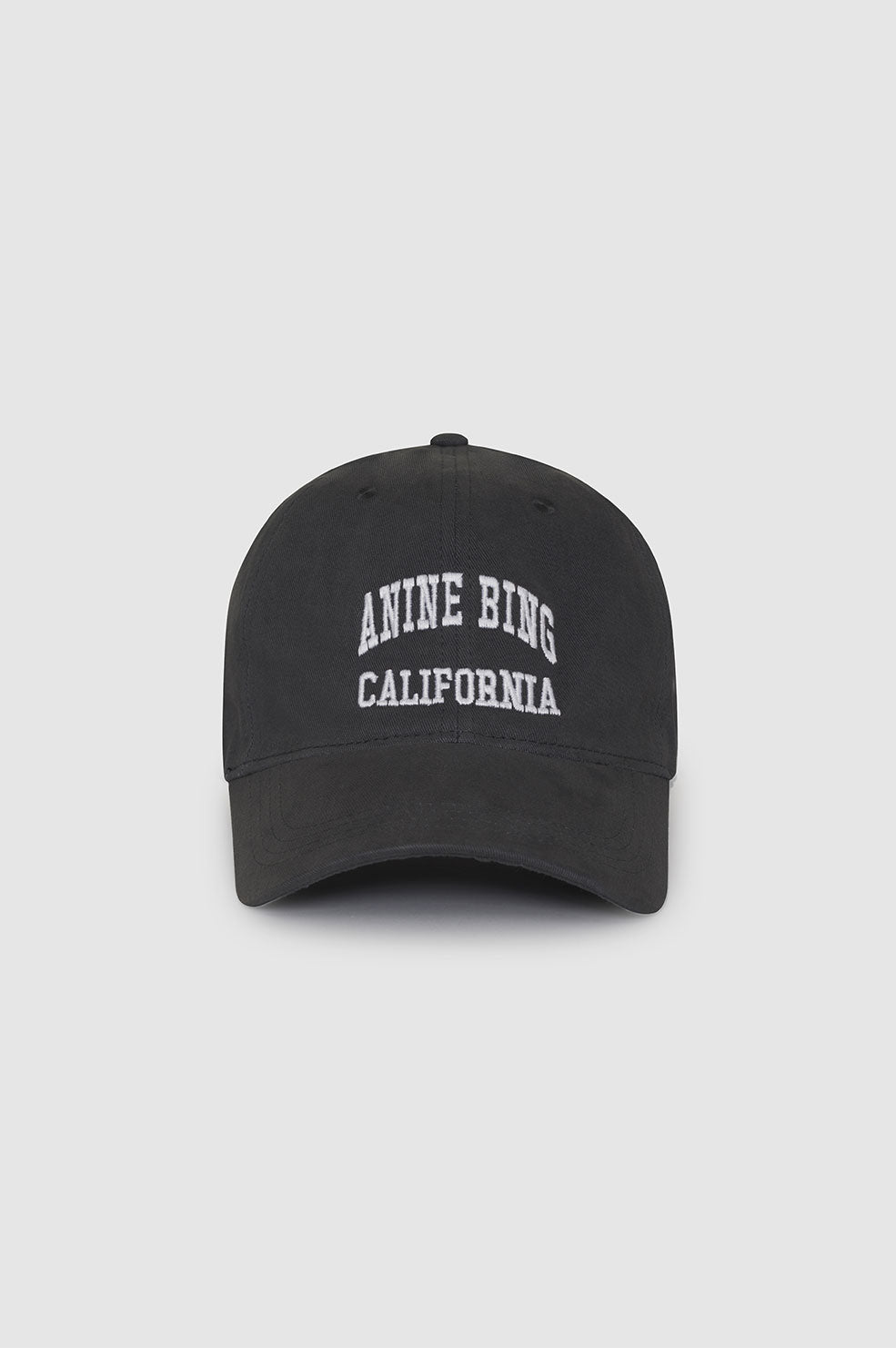 ANINE BING Jeremy Baseball Cap Anine Bing - Vintage Black - Front View