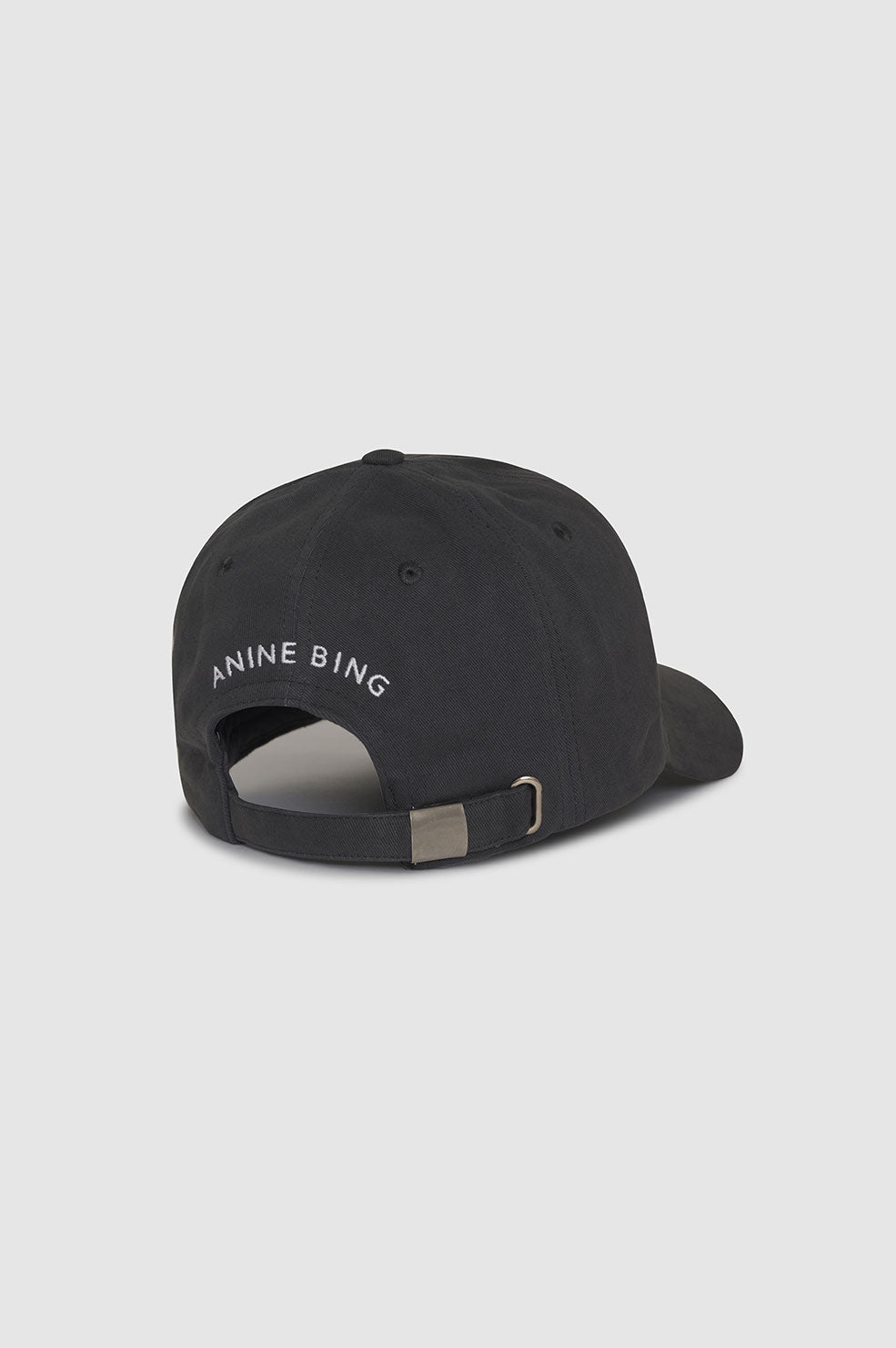 ANINE BING Jeremy Baseball Cap Anine Bing - Vintage Black - Back View