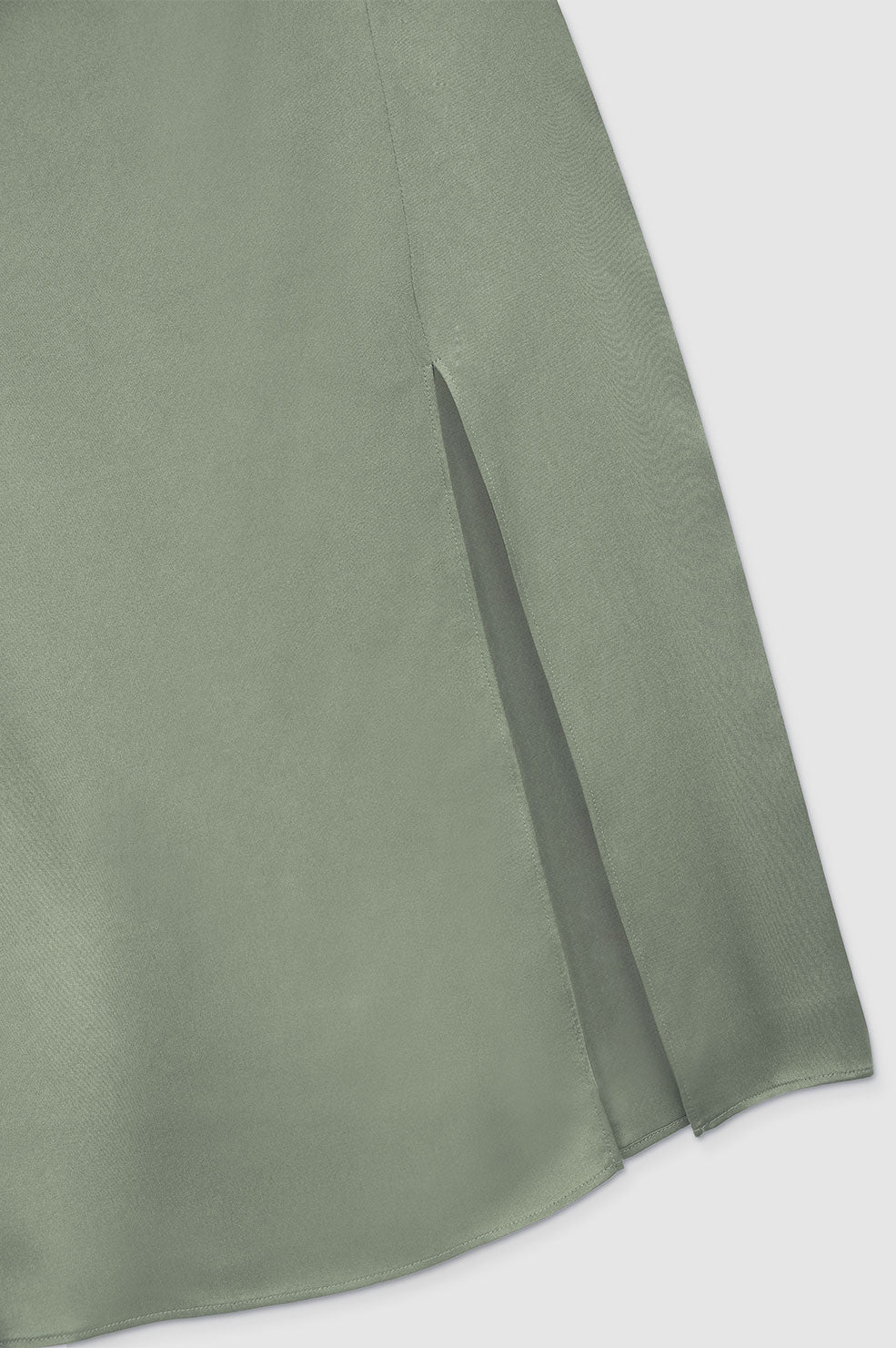 ANINE BING Jolin Skirt - Artichoke - Detail View