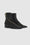 ANINE BING Jones Flat Boots - Black - Side Pair View