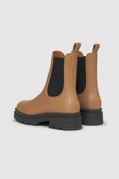 ANINE BING Justine Boots - Camel - Back Pair View