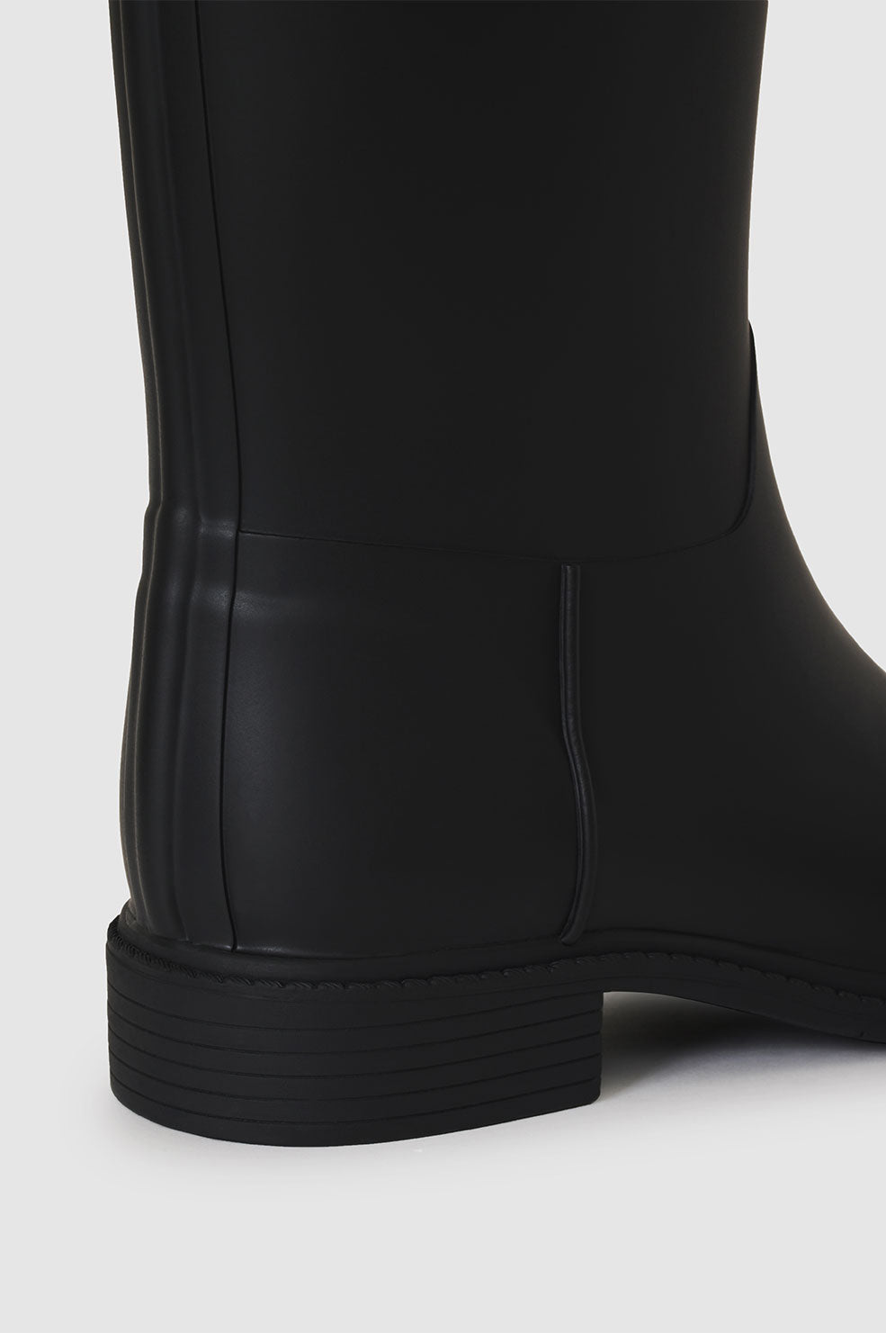 ANINE BING Kari Rain Boots - Black - Detail View