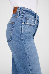 ANINE BING Kate Jean - Tidal Blue - on model back detail second image