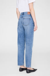 ANINE BING Kate Jean - Tidal Blue - on model back detail