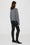 ANINE BING Kendrick Sweater University Paris - Charcoal - On Model Back