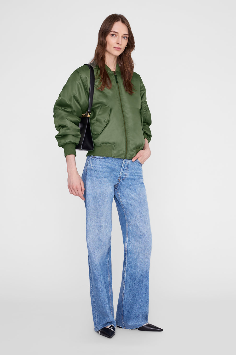 Leon Bomber - Army Green