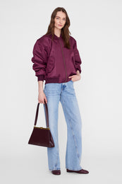 ANINE BING Leon Bomber - Fig - on model front second image 