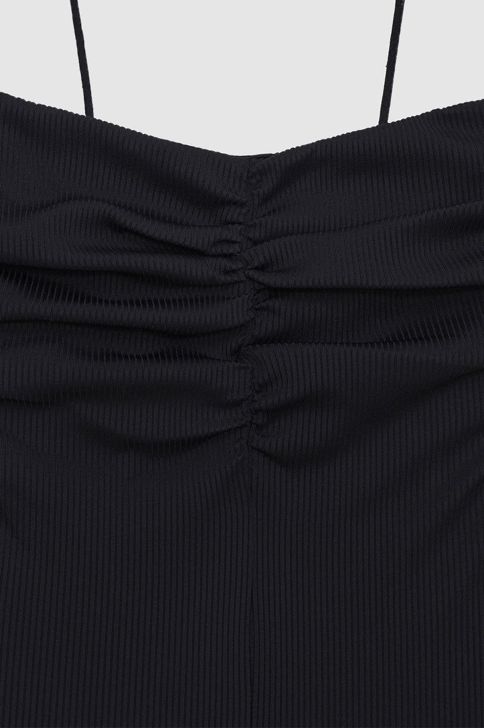 ANINE BING Lera Bodysuit - Black - Detail View