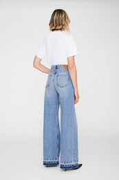 ANINE BING Lewis Jean - Caspian Blue - on model back