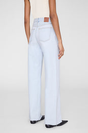 ANINE BING Lewis Jean - Lucid Blue - on model back detail