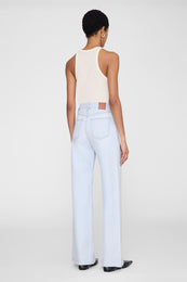 ANINE BING Lewis Jean - Lucid Blue  on model back