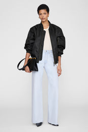 ANINE BING Lewis Jean - Lucid Blue - on model front second image