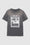 ANINE BING Lili Tee Ab X To X Rolling Stones - Washed Faded Black - Front View