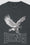 ANINE BING Lili Tee Retro Eagle - Washed Black - Detail View