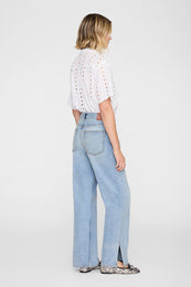 ANINE BING Lincoln Shirt - White - on model back